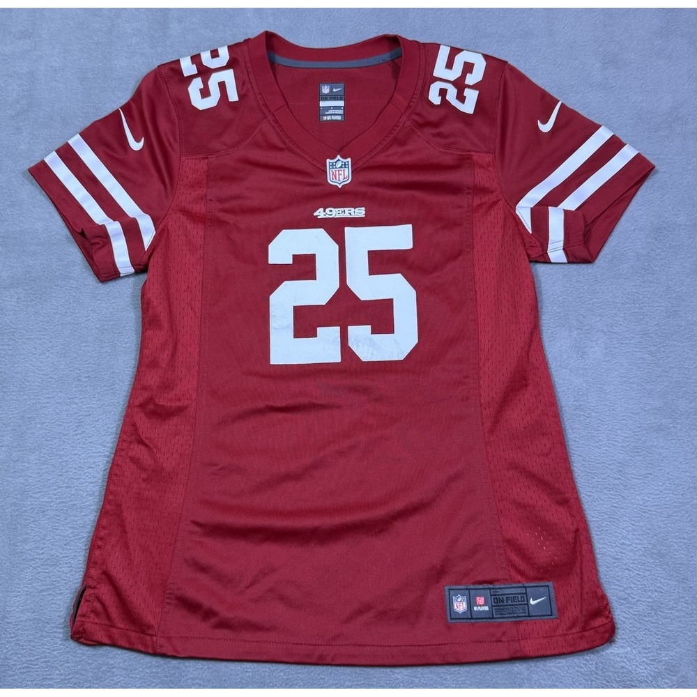 Nike Richard Sherman #25 San Francisco 49ers NFL On Field Jersey Womens L